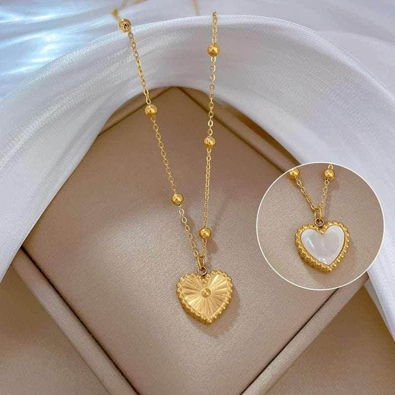 Heart-Shape Love Necklace | Shop Now for Valentine's Day - ZA-Zola