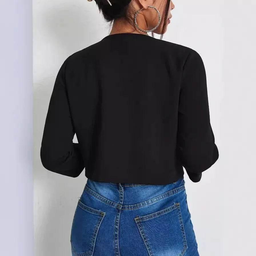 Shop Solid Color Slit Bomber Jacket for Women | Trendy UK Fashion - ZA-Zola