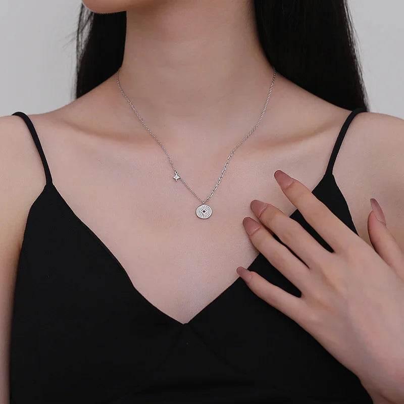 Chinese Style Copper Coin Pendant Necklace - ZA-Zola