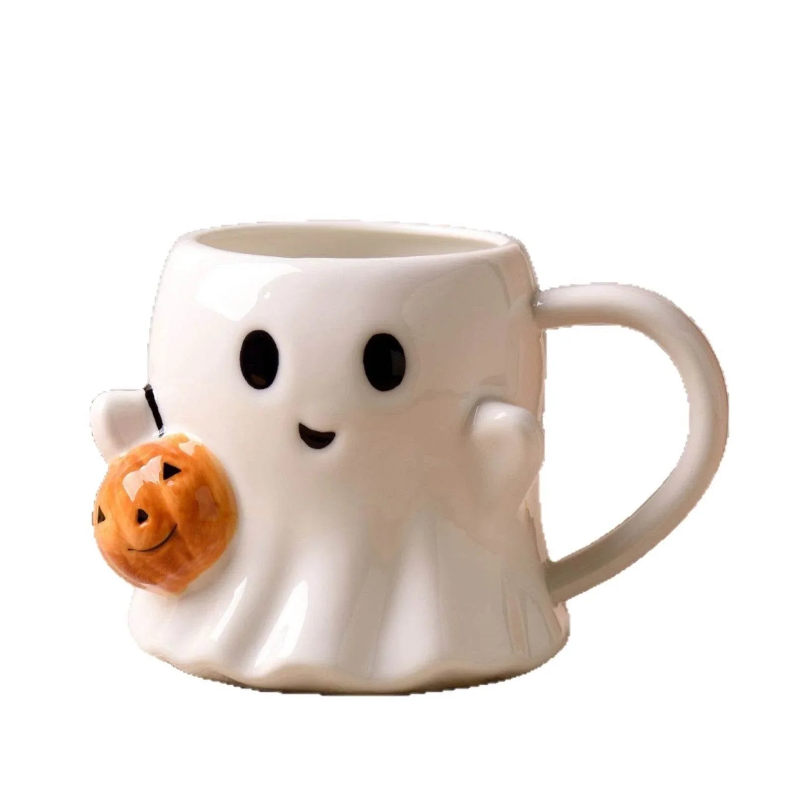 ZA-Zola Pumpkin Ghost Halloween Ceramic Cup - ZA-Zola