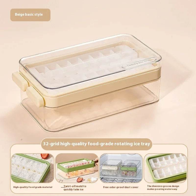 One-Click Flip Ice Tray – Large Capacity DIY Ice Box - ZA-Zola