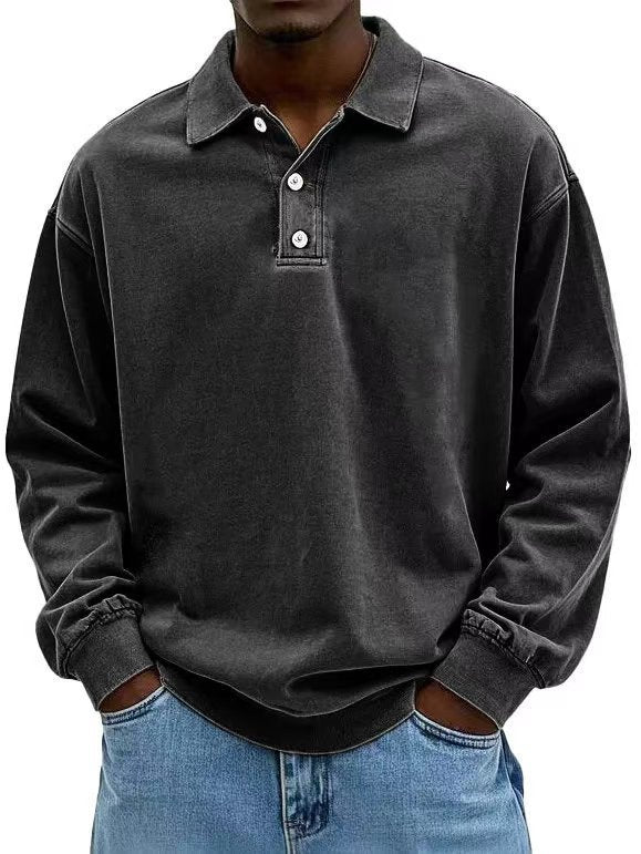 Men's Long Sleeve Polo Shirt | Casual Comfort