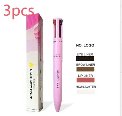 4 in 1 Makeup Pencil – Eyebrow, Eyeliner, Lip Liner & Highlight - ZA-Zola