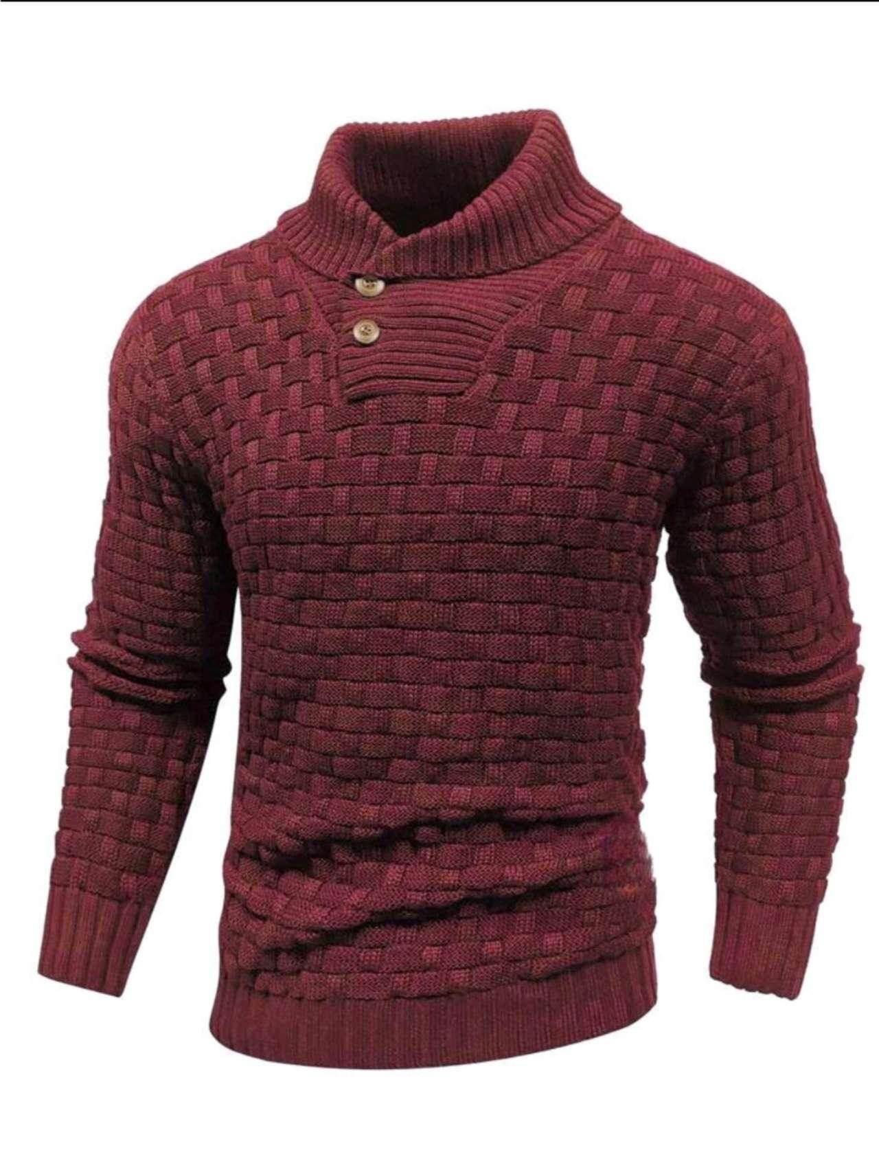 Men's Slim Turtleneck Sweater - Fashion Casual Pullover - ZA-Zola