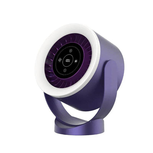 100-Speed USB Desk Fan with Light & LED Display - ZA-Zola