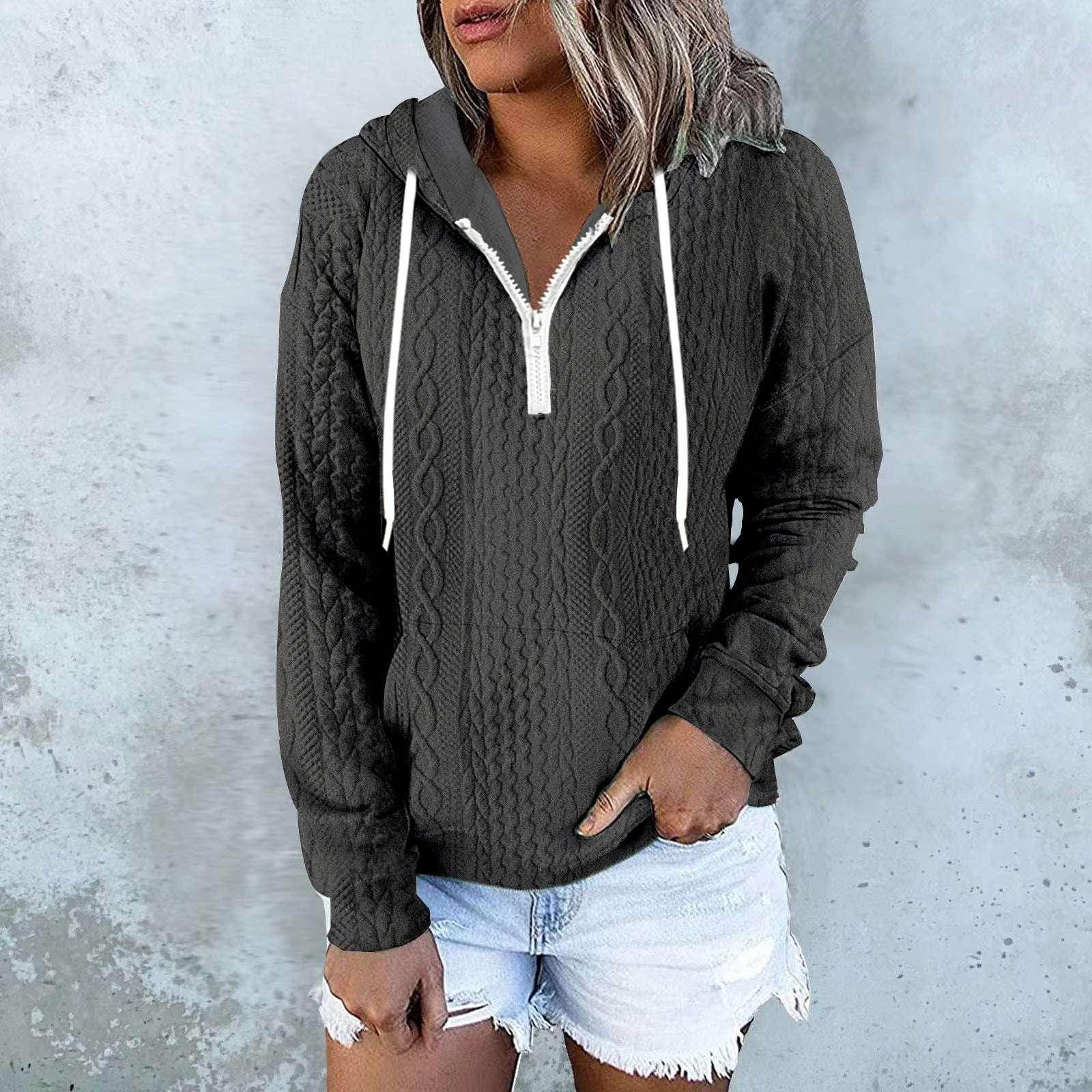 Women's Twist Texture Hoodie – Shop Now! - ZA-Zola