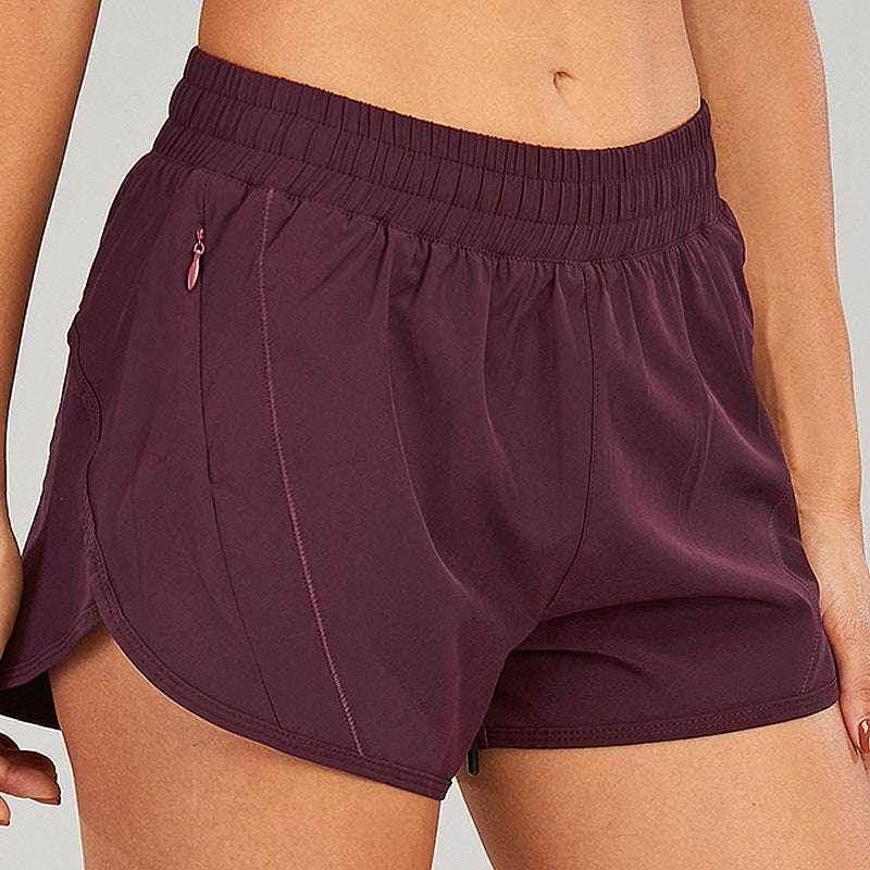 Breathable Summer Sports Shorts with Zipper Pockets - ZA-Zola