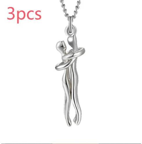Love Necklace – Hug Clavicle Chain for Couples - ZA-Zola