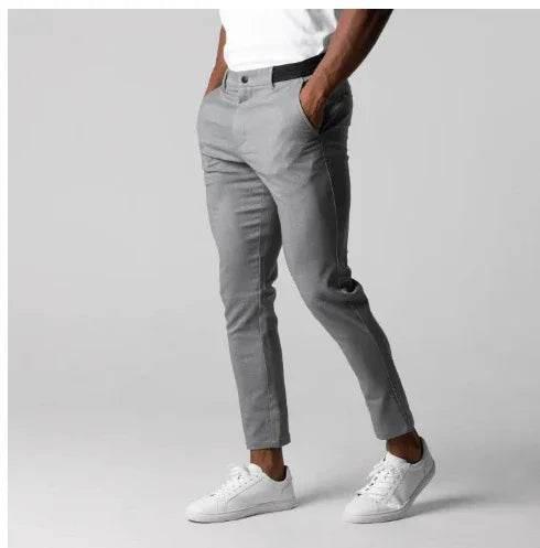 Men's Japanese Style Youth Business Cotton Trousers - ZA-Zola