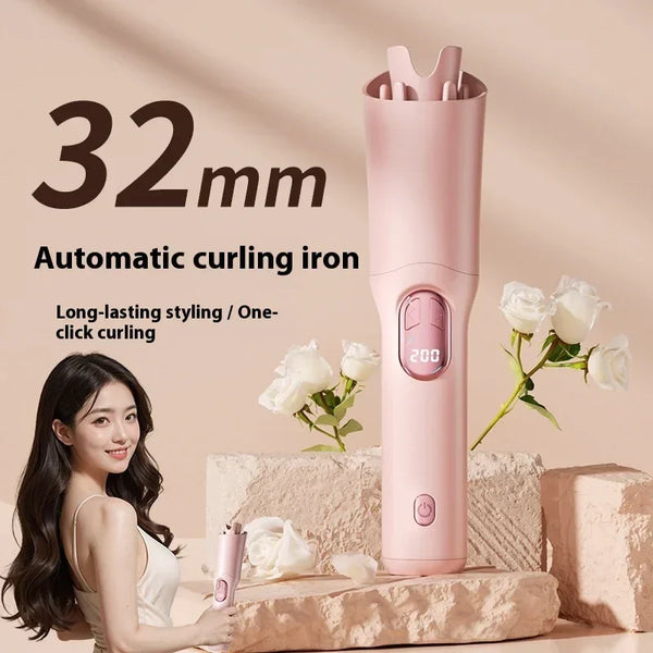 Wireless Hair Curler LCD Charging Portable Styler - ZA-Zola
