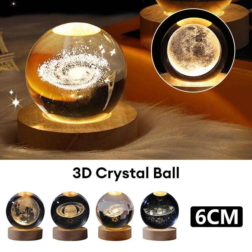 Buy Crystal Ball Night Lamp - Starry Sky Ambience - ZA-Zola