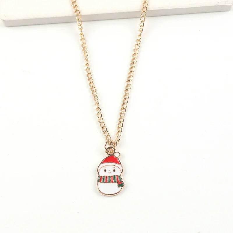 Shop Santa & Snowman Necklace – Festive Holiday Gift - ZA-Zola