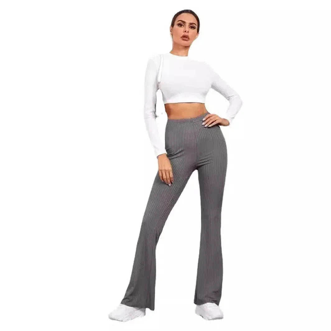 High Waist Yoga Pants – Tummy Control & Medium Elastic - ZA-Zola