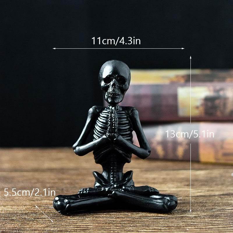ZA-Zola Halloween Horror Yoga Skull Skeleton Ornaments - ZA-Zola