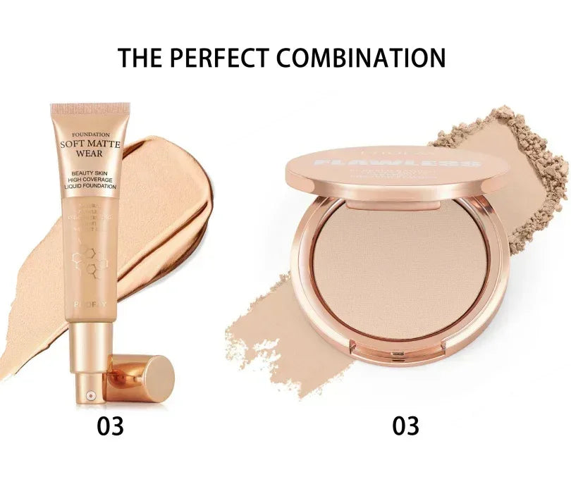 PHOFAY Matte Setting Pressed Powder – Flawless Shine Control - ZA-Zola