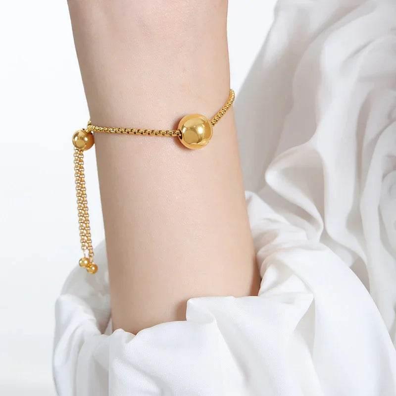 Pull-out 18K Gold Stainless Steel Necklace - Shop Now 18K Gold Necklace - ZA-Zola