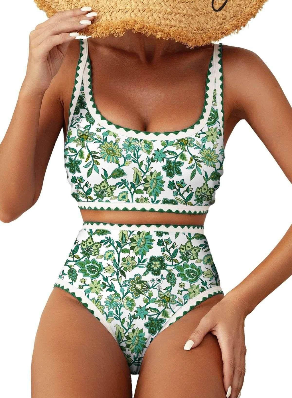 Women’s Sexy Paisley Floral Bikini Swimsuit Set | S–XXL - ZA-Zola