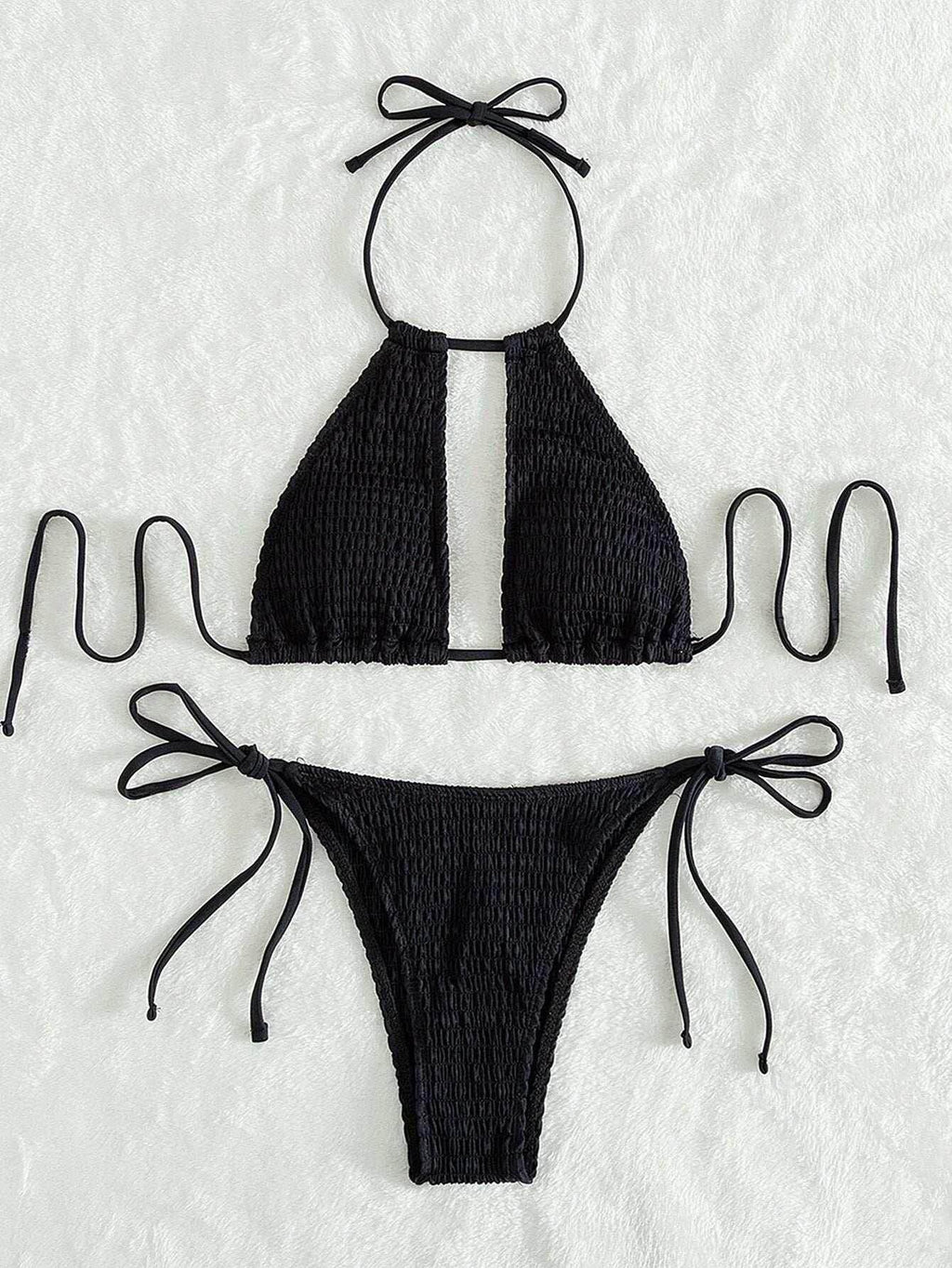 Women’s Two-Piece Split Bikini Set - ZA-Zola