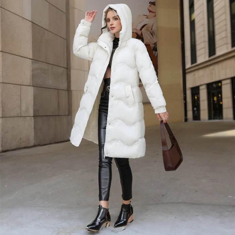 Shop Women's Mid-Length Down Cotton Jacket – Winter Ready - ZA-Zola