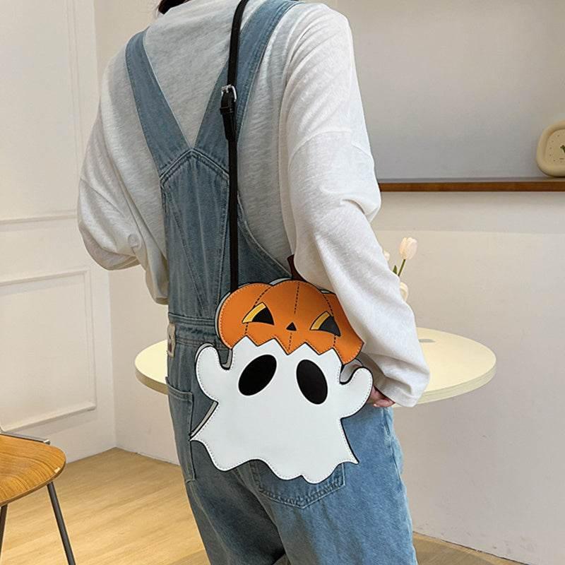 ZA-Zola Halloween Pumpkin Ghost Shoulder Bag - ZA-Zola