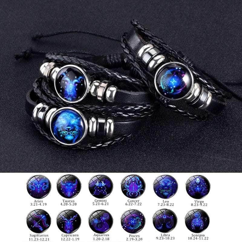 Luminous Zodiac Constellation Bracelet Unisex - ZA-Zola