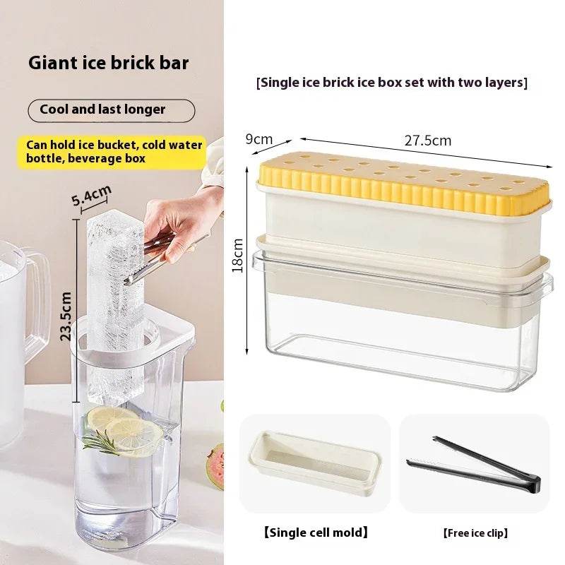 Large Gap Press Ice Cube Mold - Single to 4 Grids - ZA-Zola