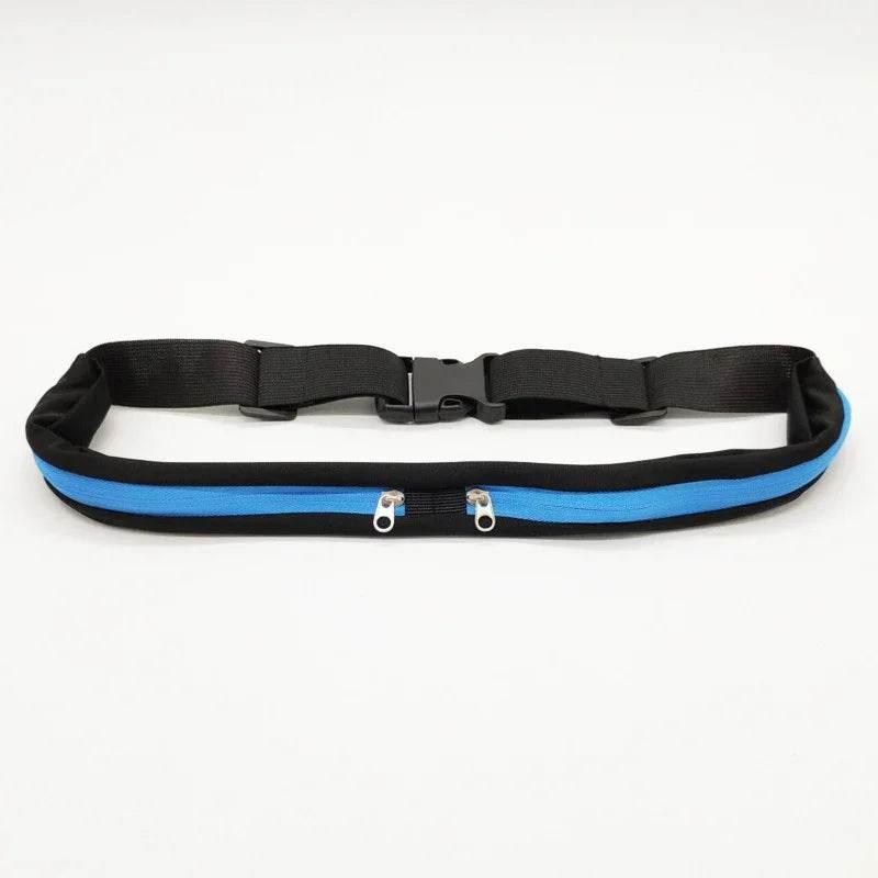 Slim Sports Waist Bag with Double Pocket – Running Belt Phone Pack for Outdoor Fitness - ZA-Zola