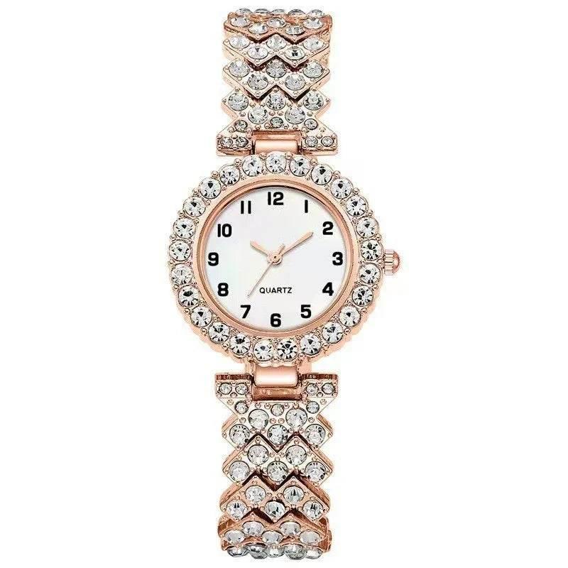 Luxury Women’s Watch & Bracelet Set - Quartz Style - ZA-Zola
