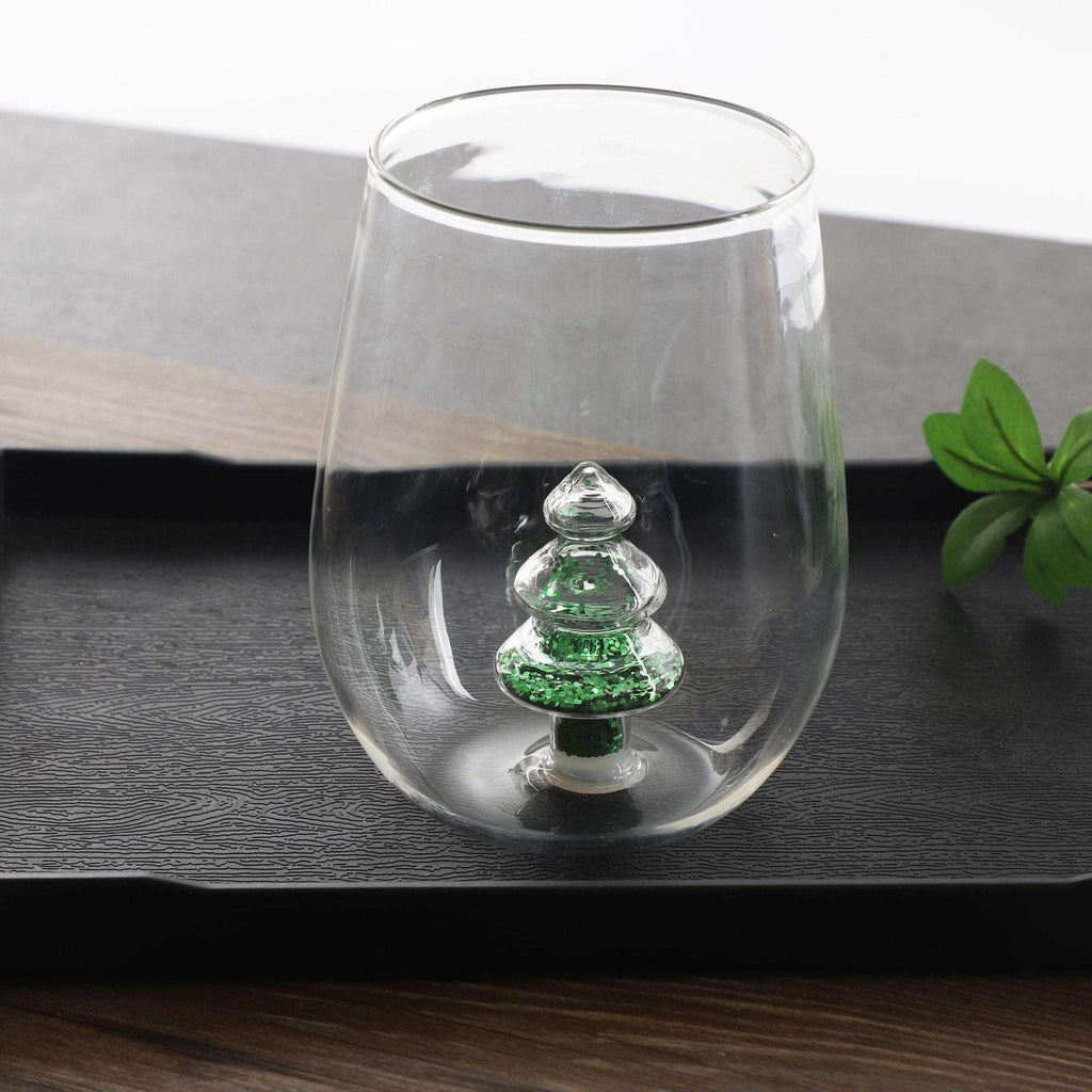 Christmas Tree Glass Cup | High Borosilicate 500ml Mug - ZA-Zola