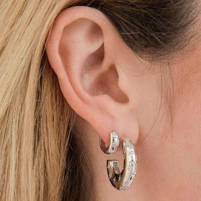 Star & Moon Stud Earrings – Celestial INS Style - ZA-Zola