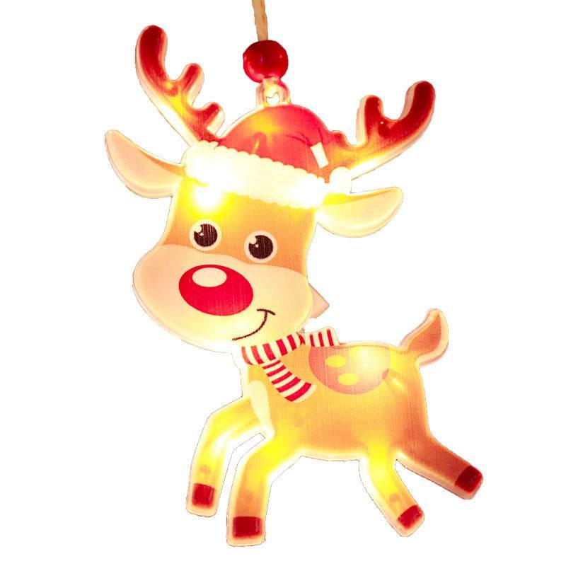 Bar Atmosphere Christmas Interior Decorations Colored Lights - ZA-Zola