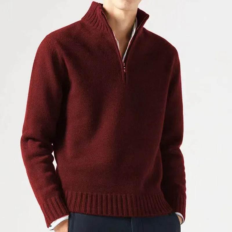 Men's Thickened Thermal Sweater - Slim Fit Style - ZA-Zola