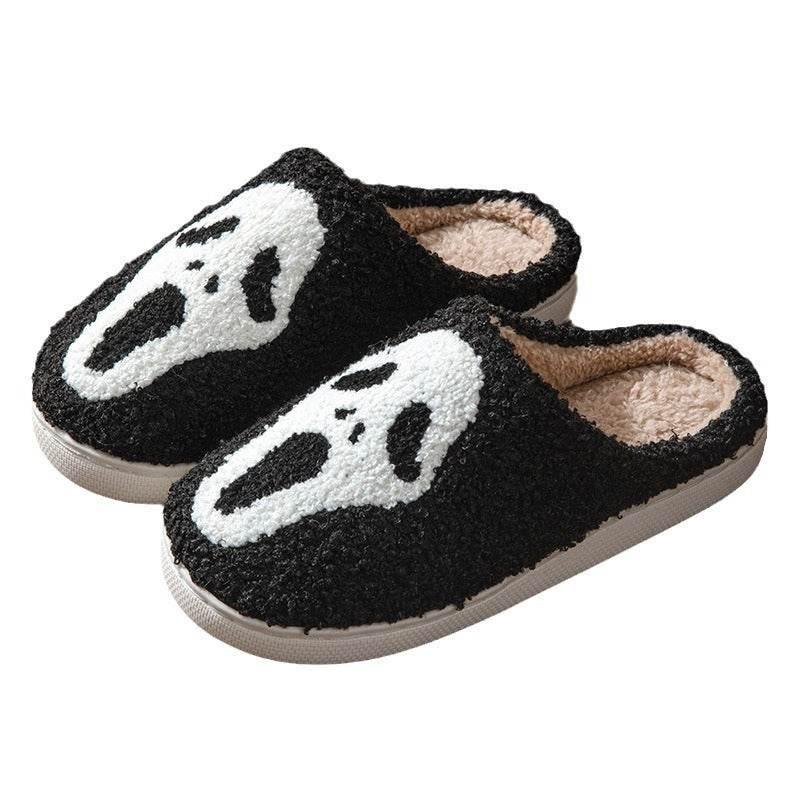 Halloween Ghost Embroidery Couple Slippers - ZA-Zola