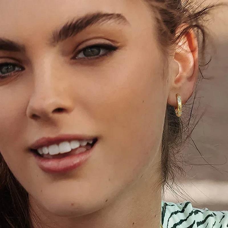 Elegant Wheat-Inspired Zircon Earrings for Women - ZA-Zola