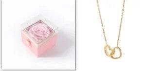 Custom Double Heart Name Necklace – Personalized Gift for Women - ZA-Zola