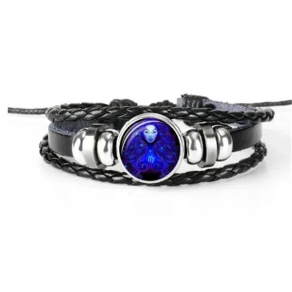 Zodiac Constellation Braided Bracelet for All Ages - ZA-Zola