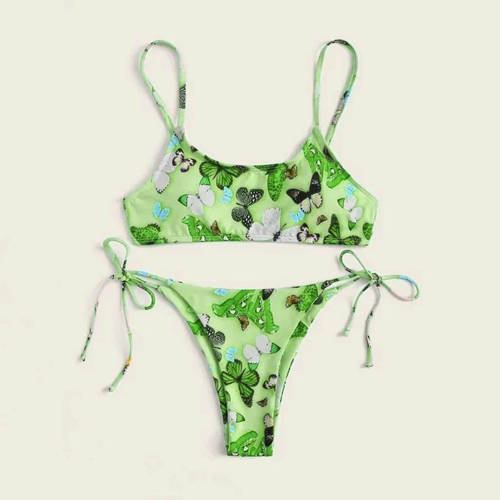 Summer Flowers Bikini | Sexy Push-Up Swimsuit – Buy Now - ZA-Zola