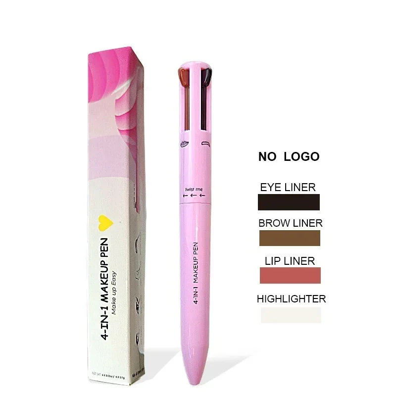 4 in 1 Makeup Pencil – Eyebrow, Eyeliner, Lip Liner & Highlight - ZA-Zola