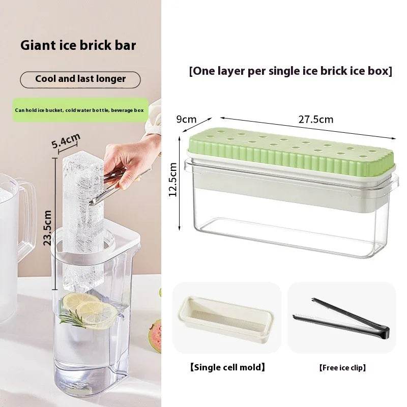 Large Gap Press Ice Cube Mold - Single to 4 Grids - ZA-Zola