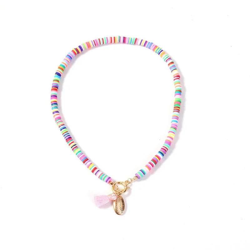 Boho Shell Tassel Necklace – Sweet & Wild Style - ZA-Zola