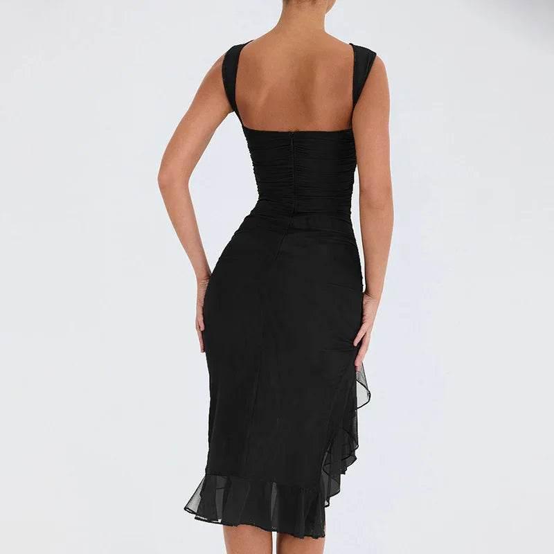 Summer Slim Skinny Sleeveless Dress – Chic Party Style - ZA-Zola