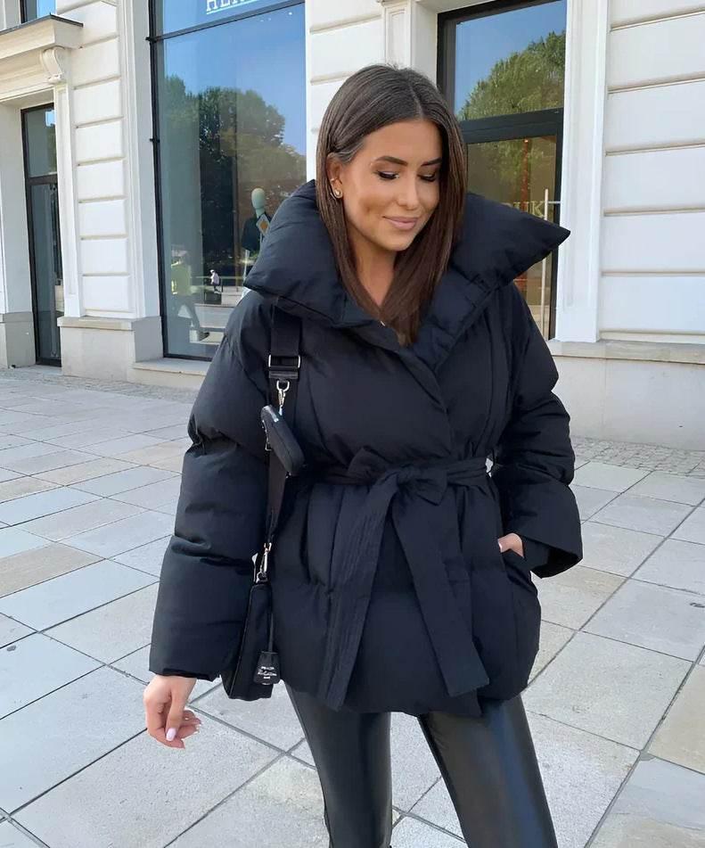 Warm and Loose Cotton Coat for Women | Solid Color Street Fashion - ZA-Zola