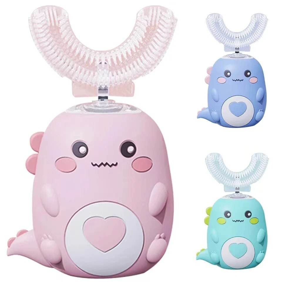 Children’s Electric Toothbrush 360° U-Shaped USB | ZA-Zola Kids - ZA-Zola