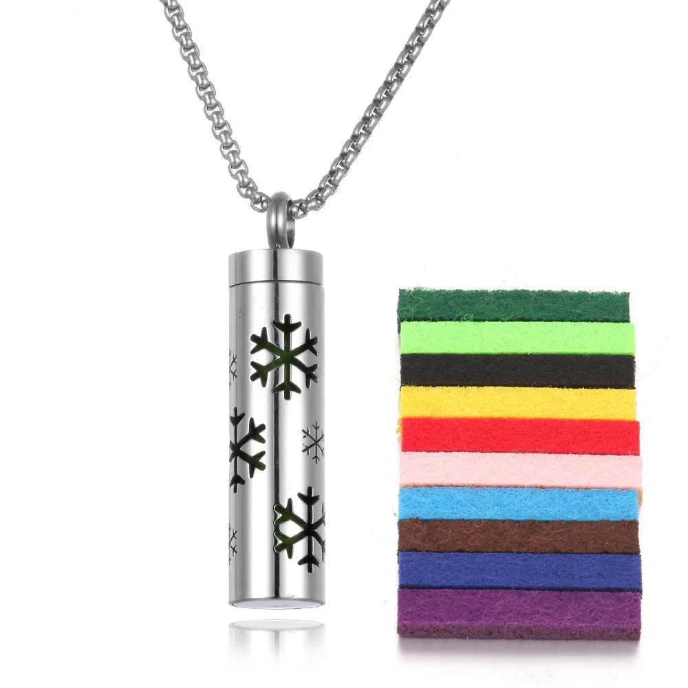 Titanium Aromatherapy Pendant Necklace - ZA-Zola