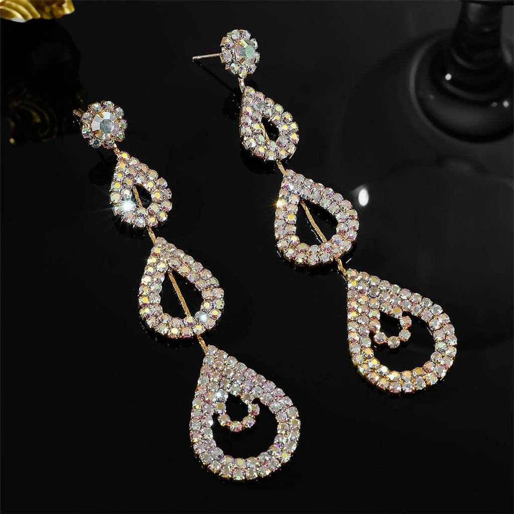 Fashion Rhinestone Long Earrings – Shop Now! - ZA-Zola