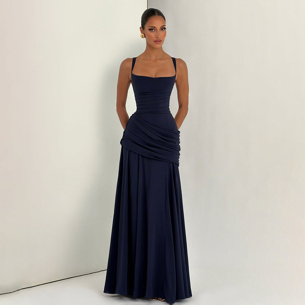 Long Sleeve Slim Fit Sheath Maxi Dress Women  ZA-Zola