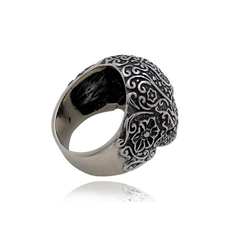 ZA-Zola Hip Hop Skull Ring Men’s Punk Style - ZA-Zola