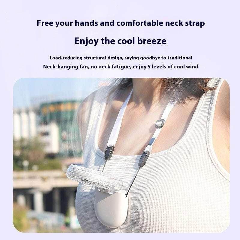 Mini Transparent Folding Halter Fan – USB Cool - ZA-Zola