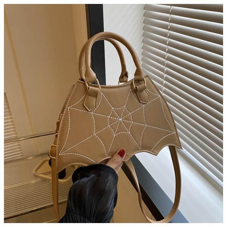 ZA-Zola Halloween Spider Web Crossbody Saddle Bag - ZA-Zola