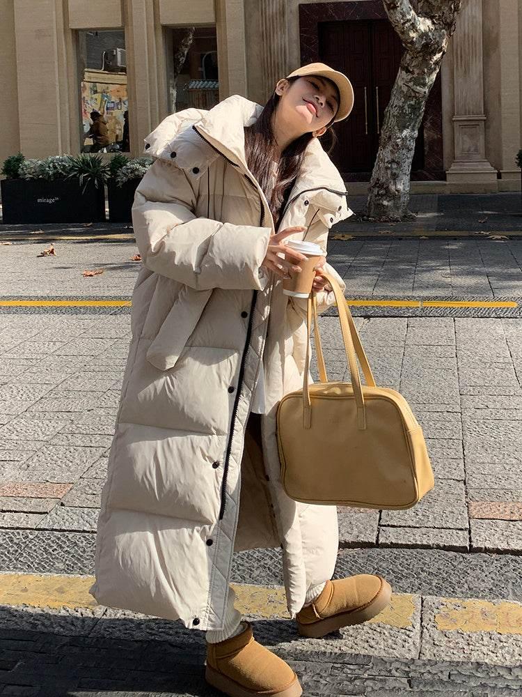 Korean Style Down Cotton Coat for Women - ZA-Zola